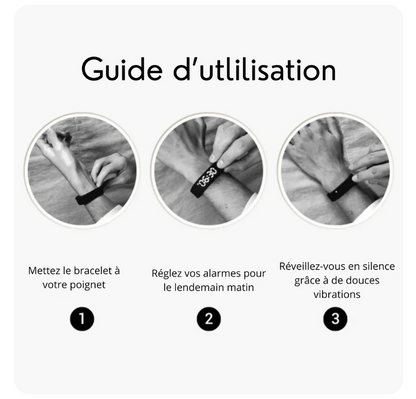 ⌚ Bracelet Intelligent | l’expérience du Réveil Silencieux Nouvelle Génération