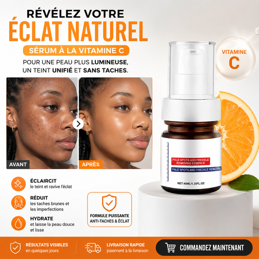 SÉRUM DE VISAGE ÉCLAIRCISSANTE À LA VITAMINE C