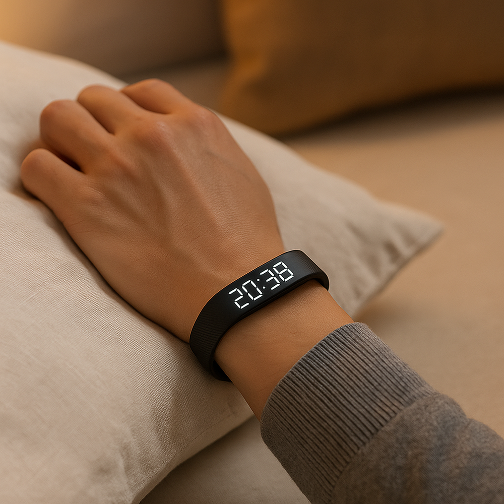 ⌚ Bracelet Intelligent | l’expérience du Réveil Silencieux Nouvelle Génération