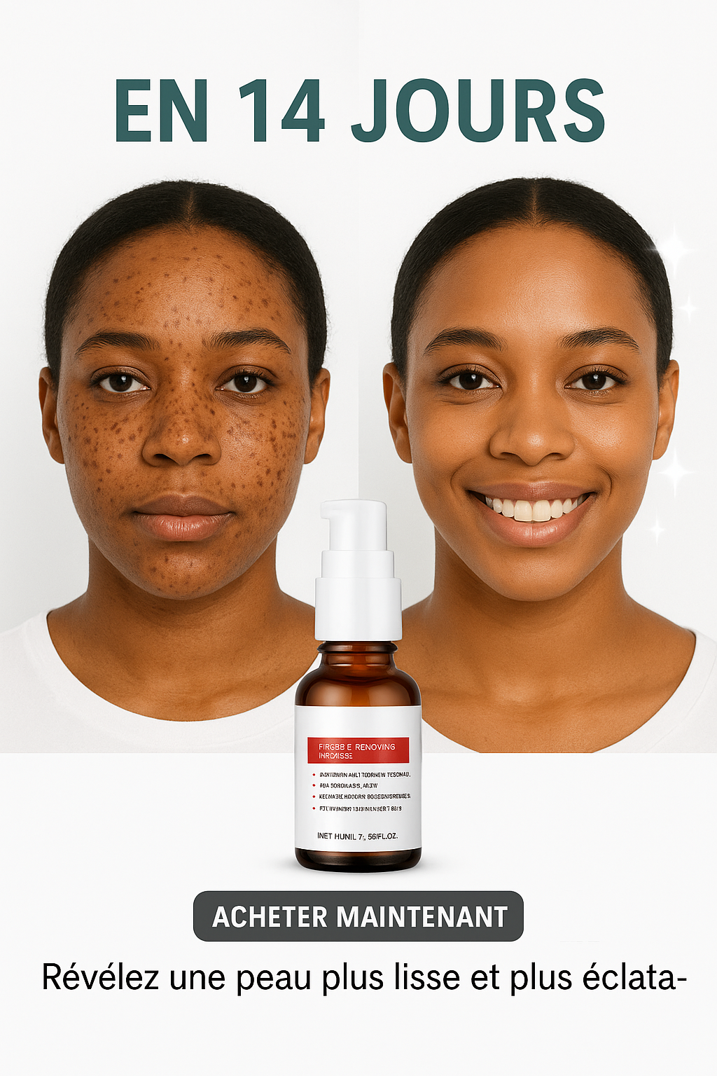 SÉRUM DE VISAGE ÉCLAIRCISSANTE À LA VITAMINE C