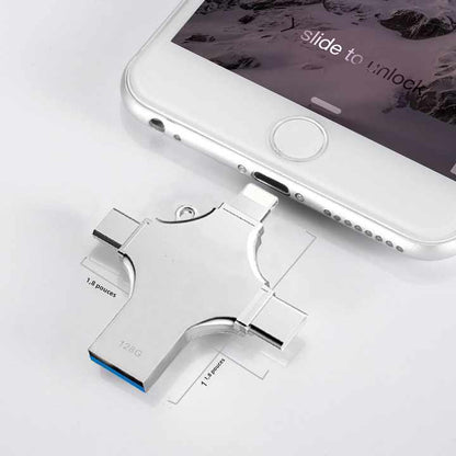 Clé USB 4-en-1 Multifonction — Libérez votre espace en quelques secondes