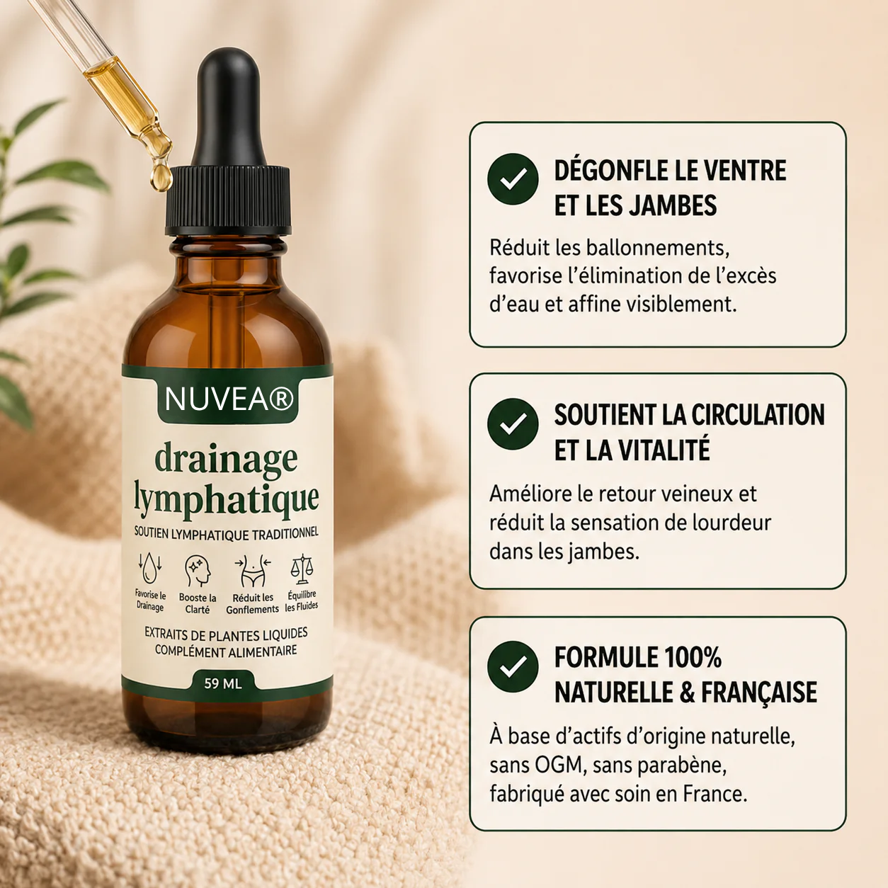 NUVÉA® | Drainage Lymphatique Naturel